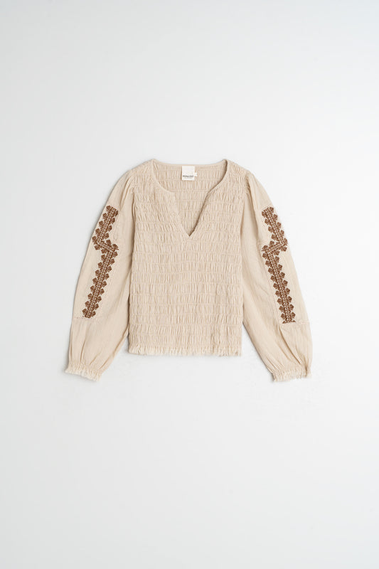ETHNIC EMBROIDERED BLOUSE