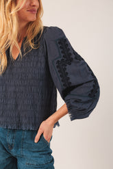 ETHNIC EMBROIDERED BLOUSE