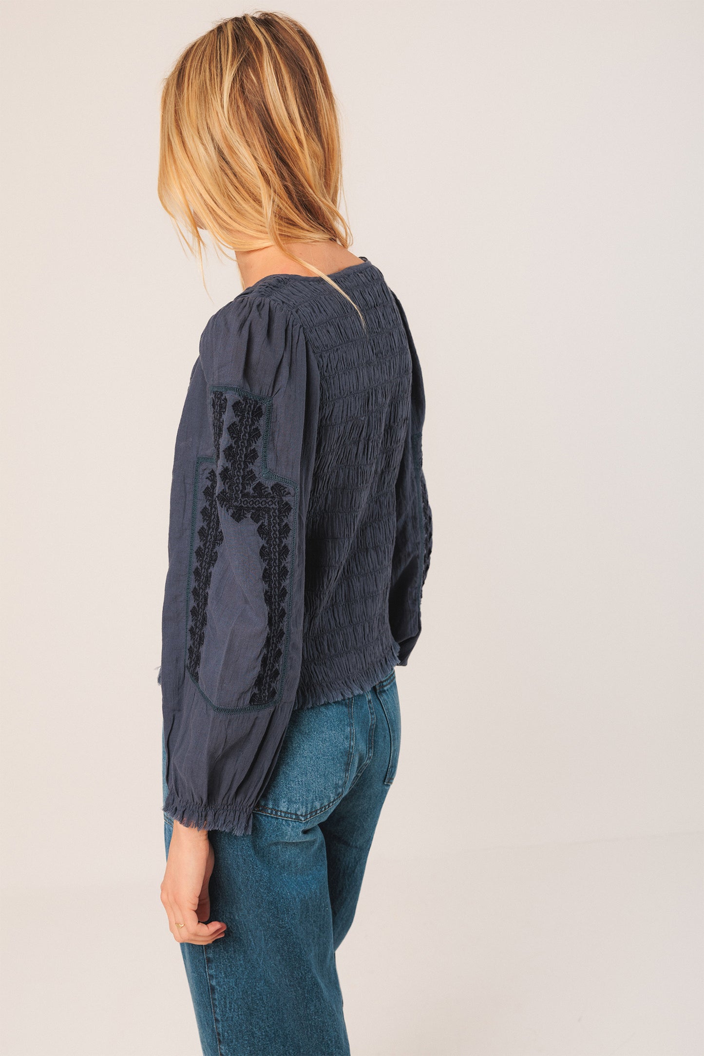 ETHNIC EMBROIDERED BLOUSE