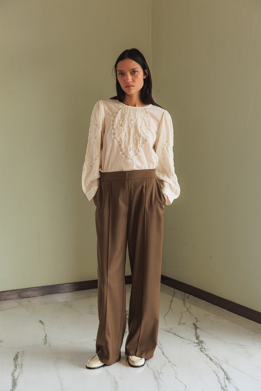 [CL] ROMANTIC EMBROIDERED BLOUSE 8