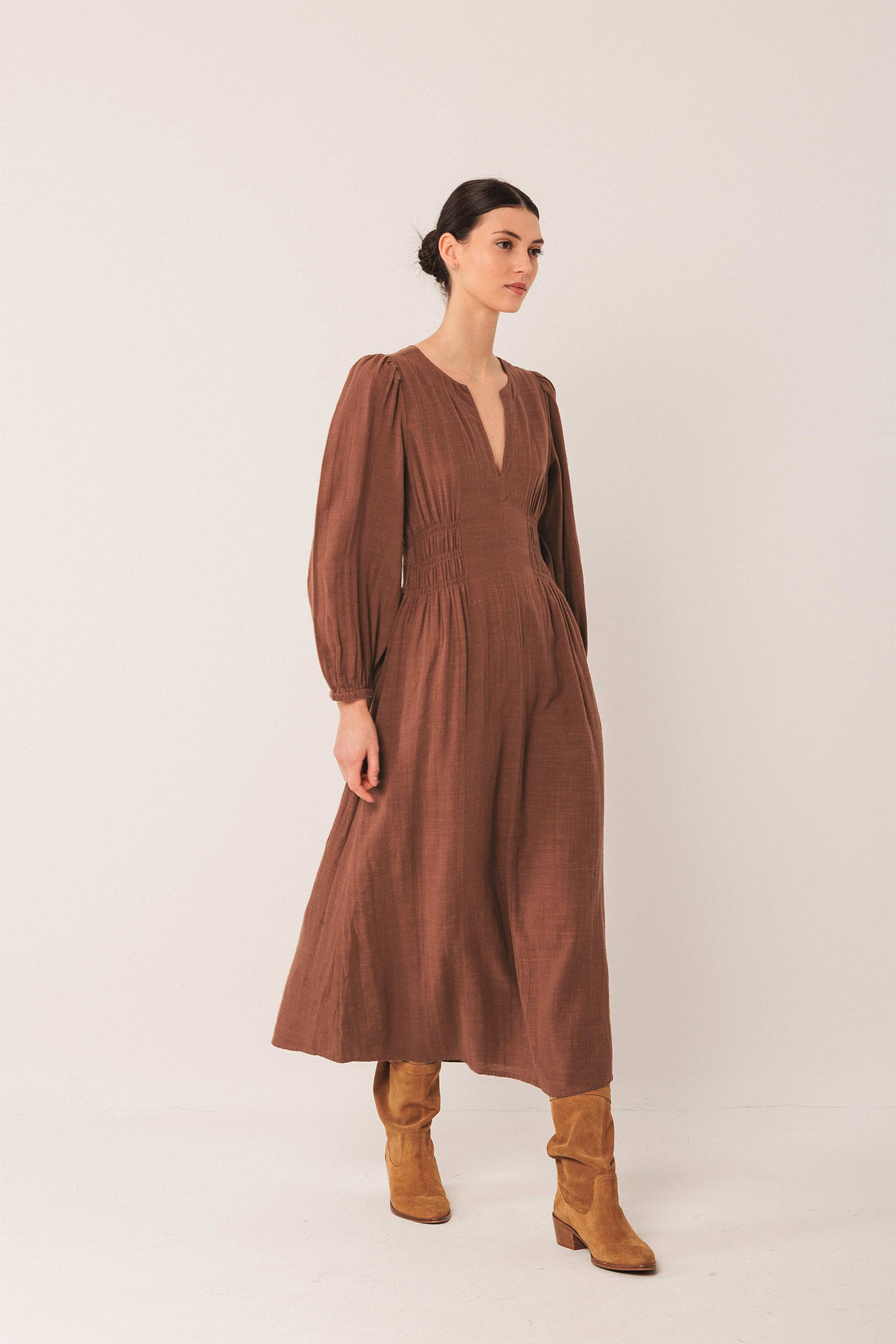 CREPE COTTON DRESS