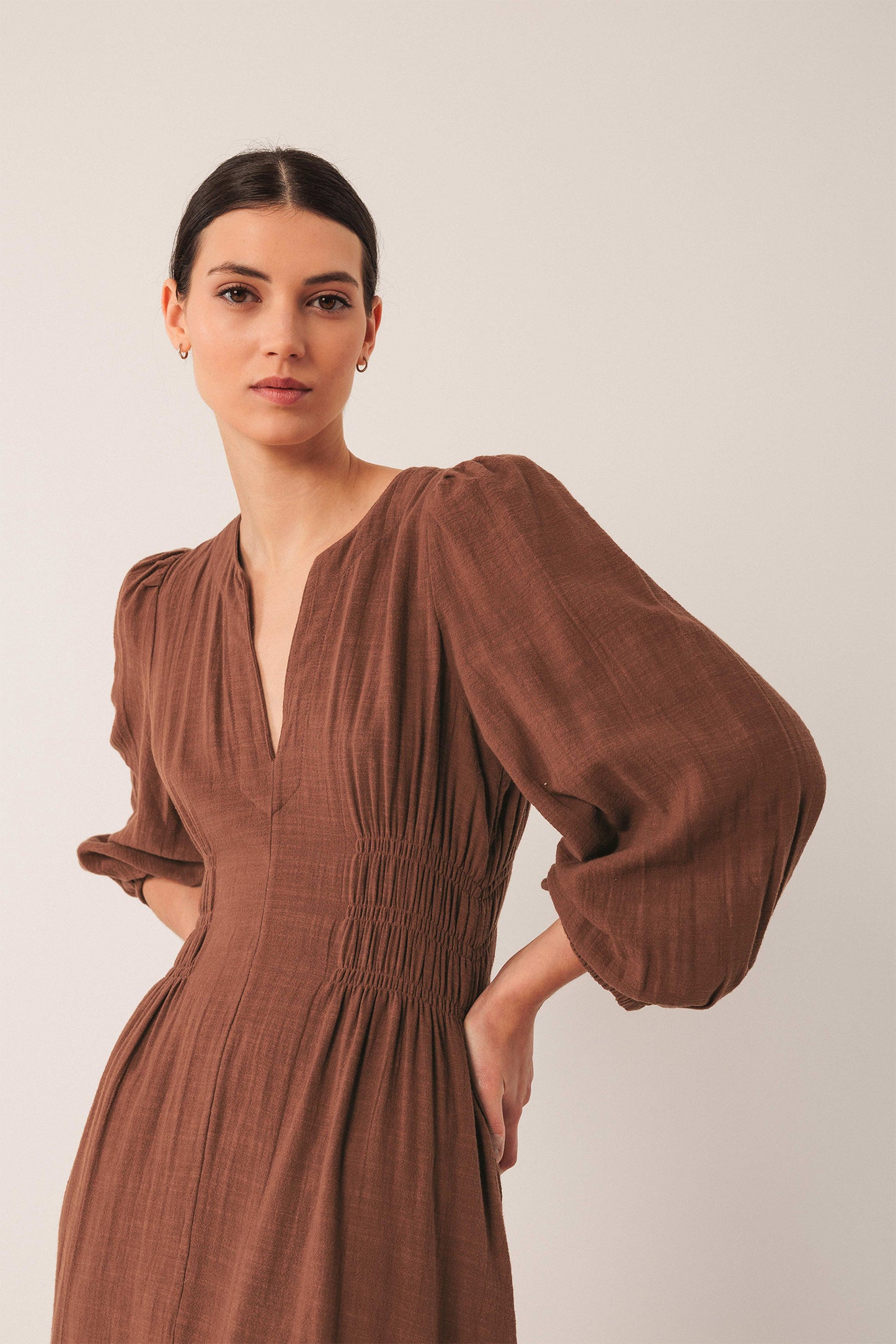 CREPE COTTON DRESS