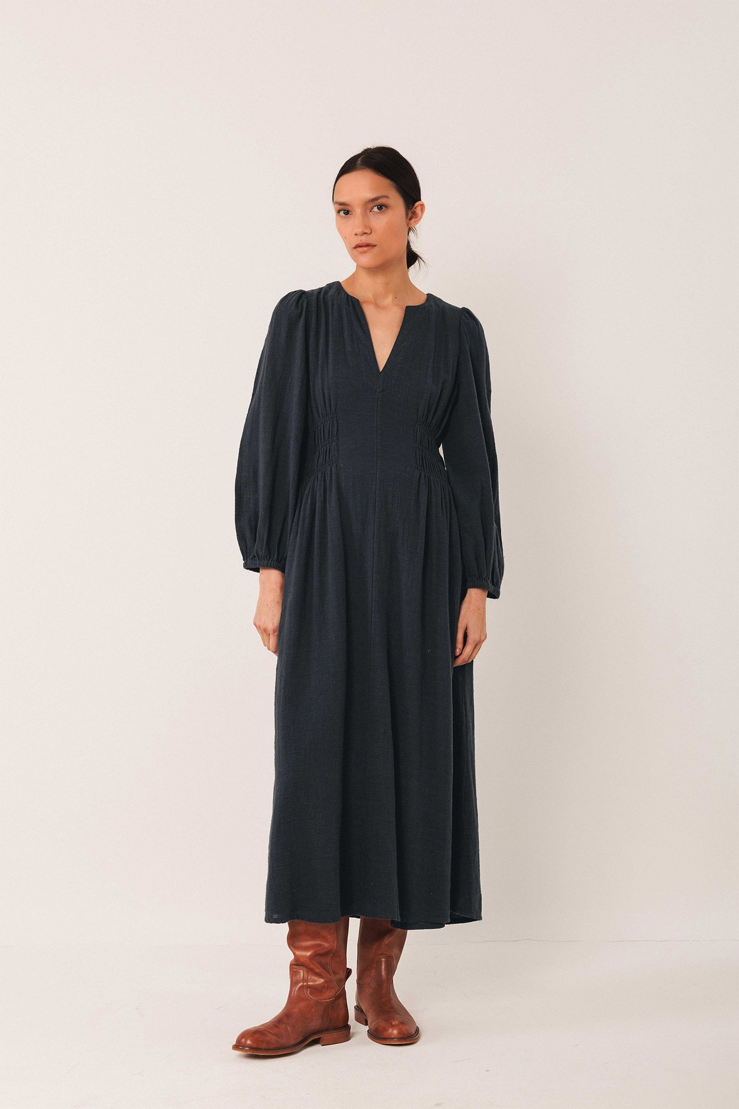 CREPE COTTON DRESS