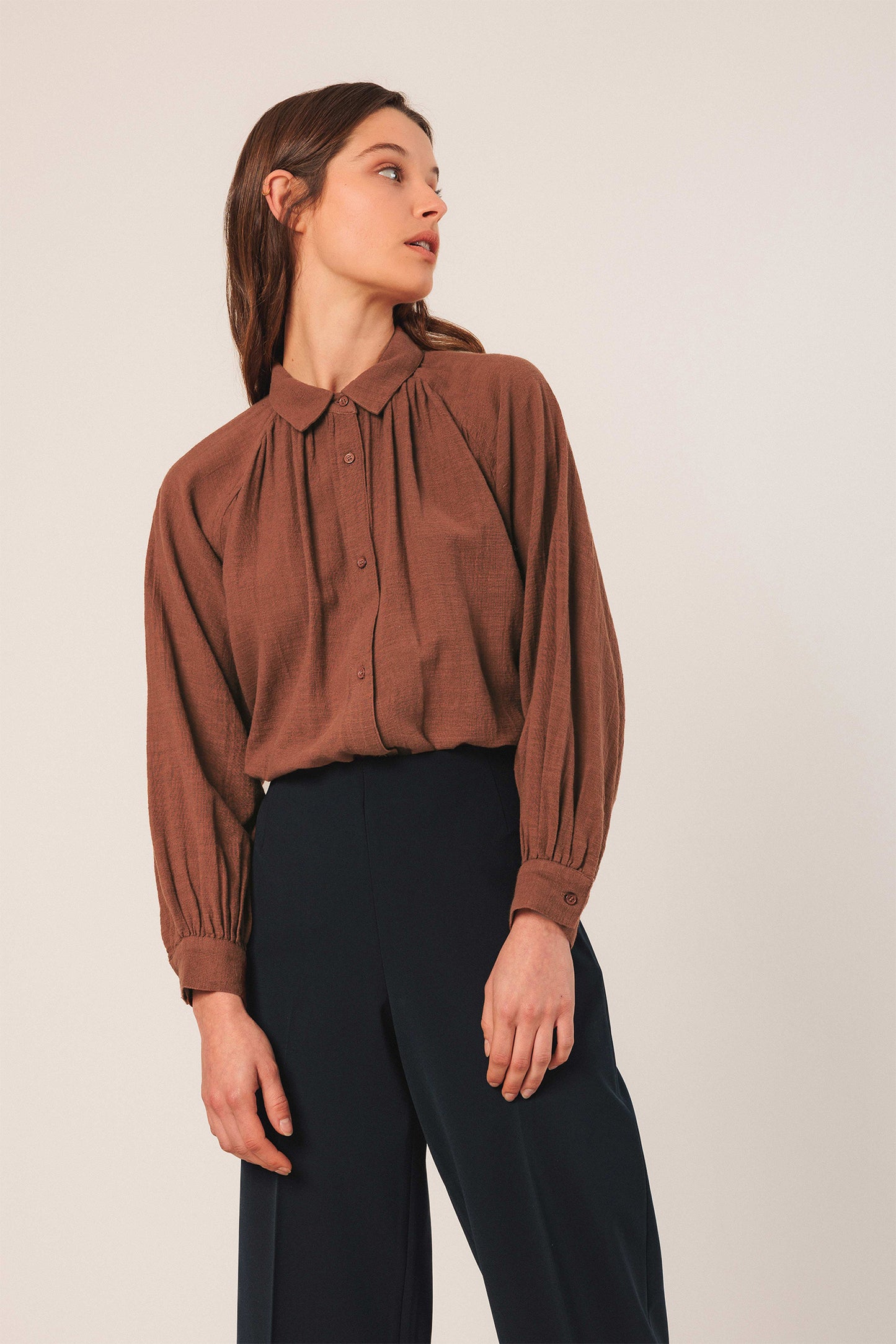 CREPE COTTON SHIRT