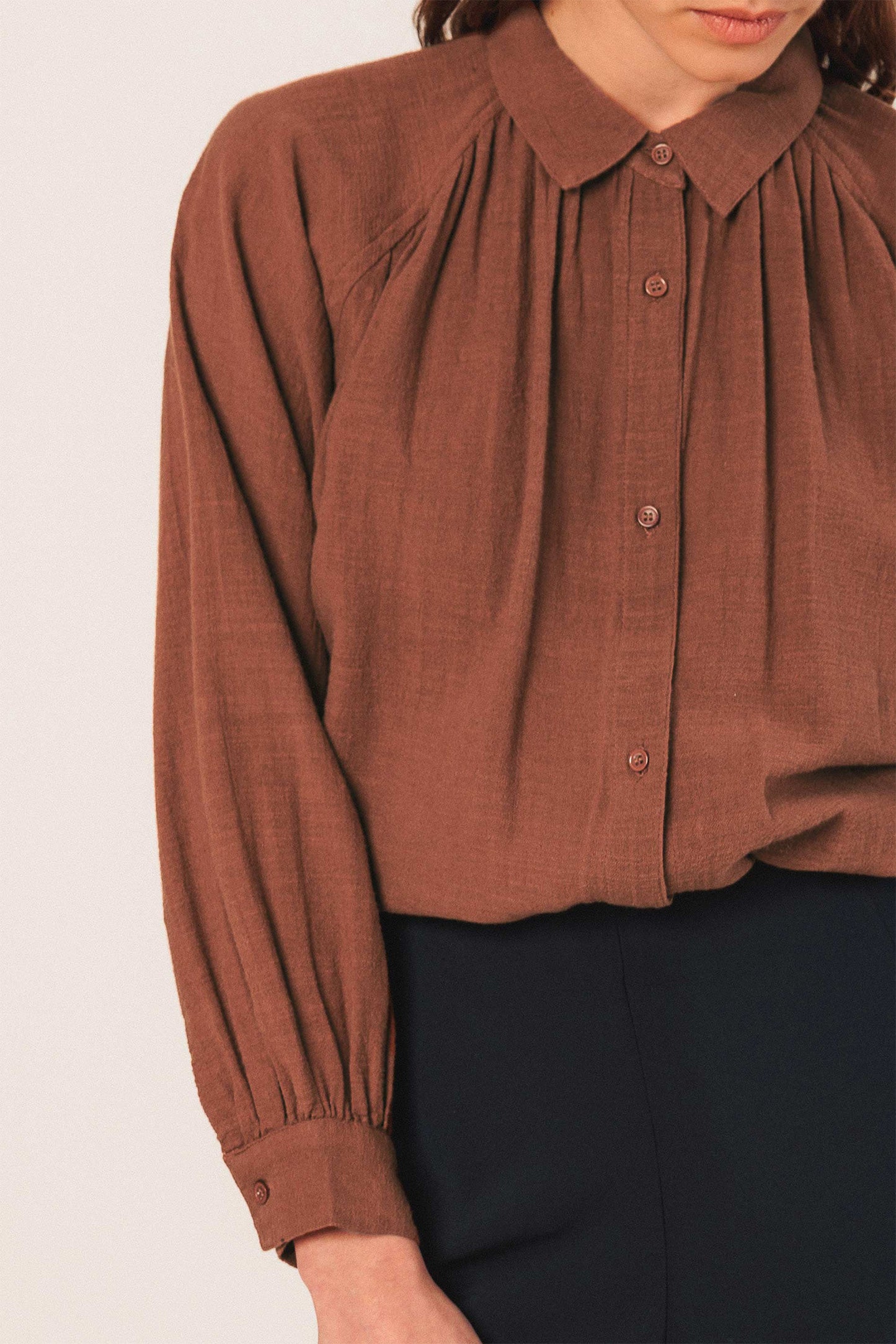 CREPE COTTON SHIRT