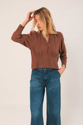 CREPE COTTON BLOUSE