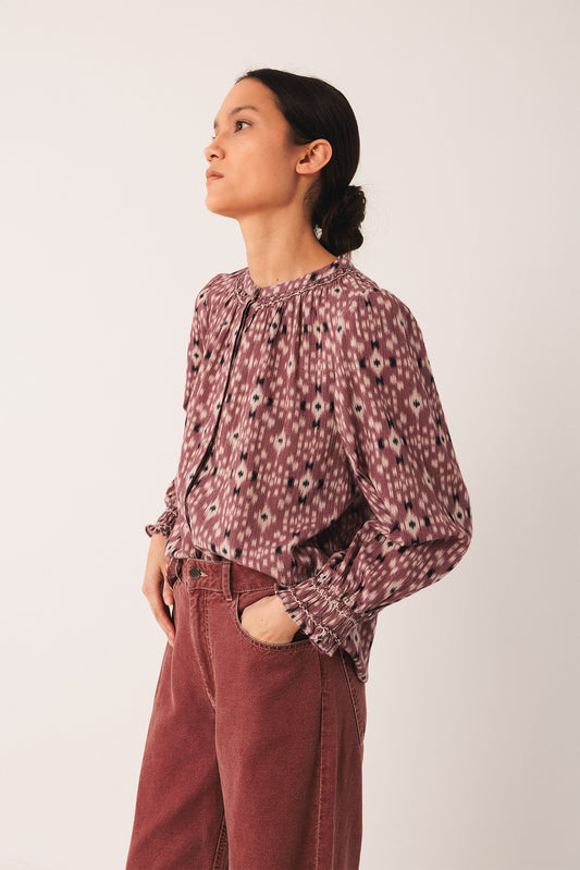 IKAT-PRINT SHIRT