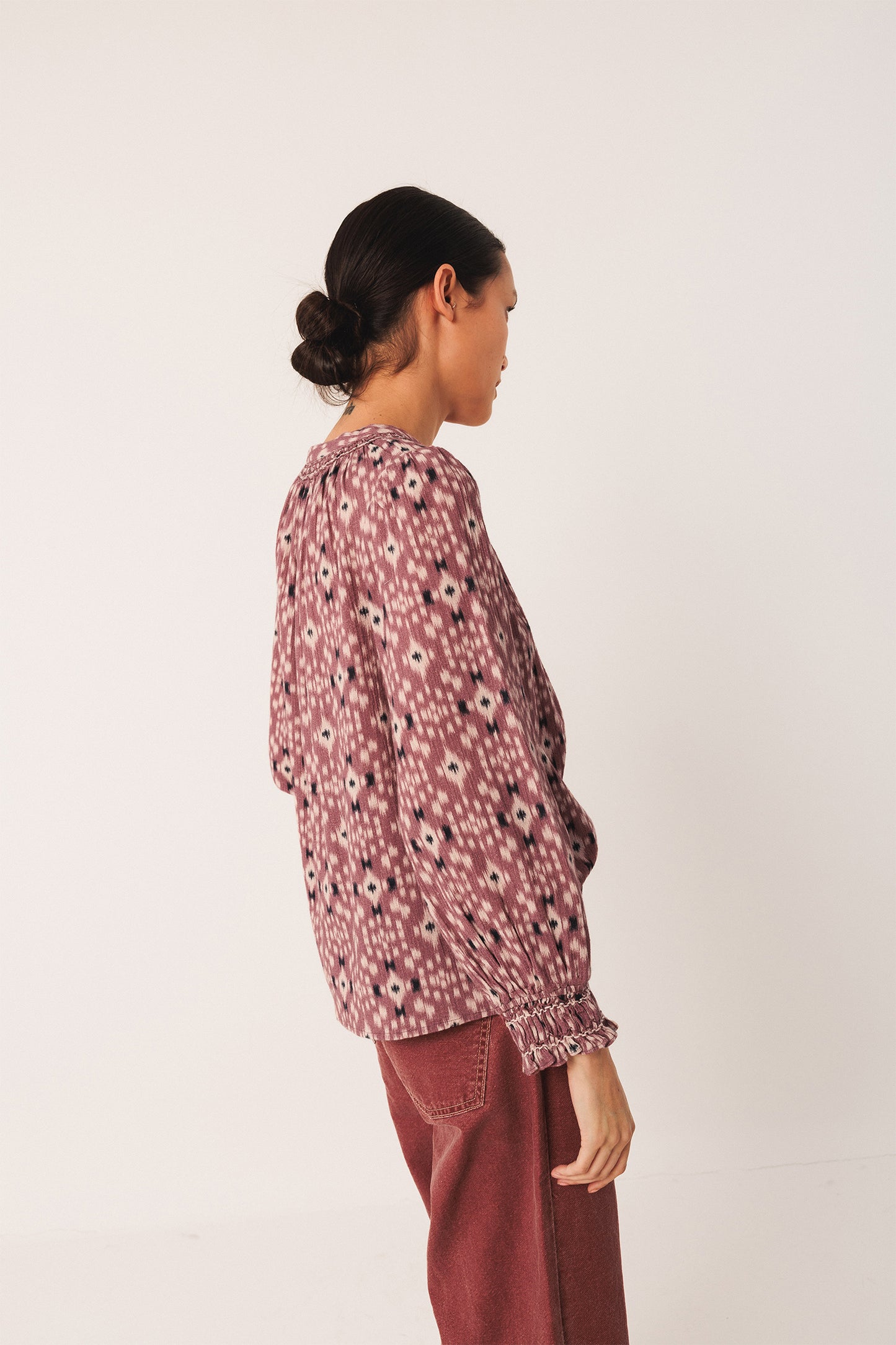 IKAT-PRINT SHIRT