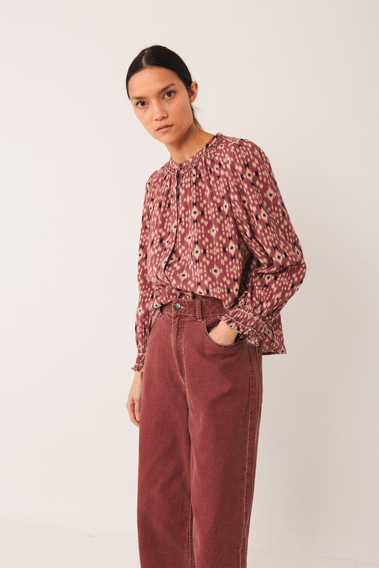 IKAT-PRINT SHIRT 5