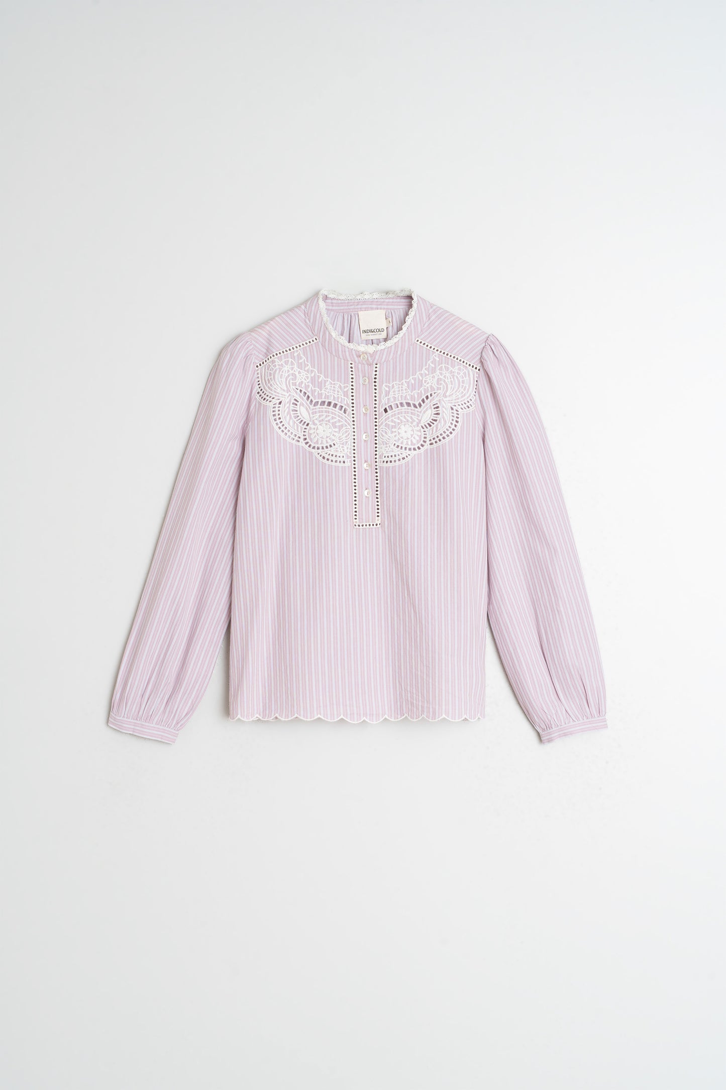 [CL] EMBROIDERED POPLIN BLOUSE