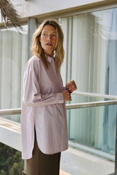 [CL] LONG STRIPED SHIRT