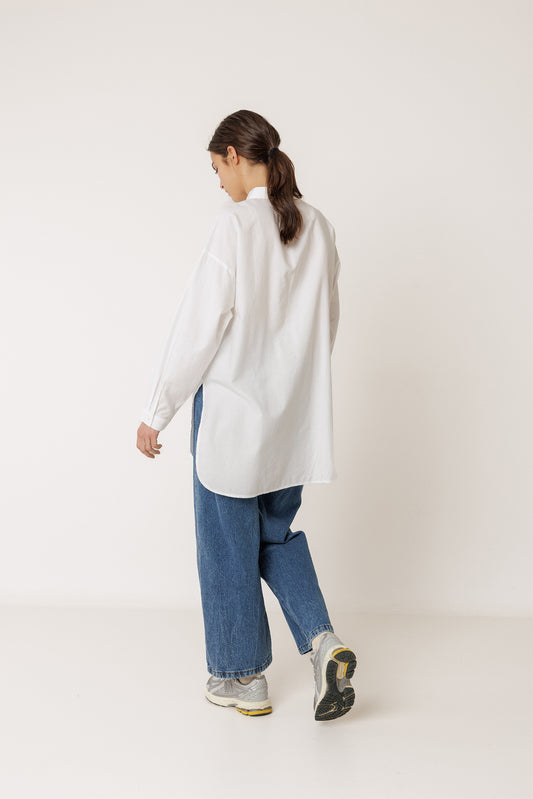 [CL] LONG POPLIN SHIRT 5