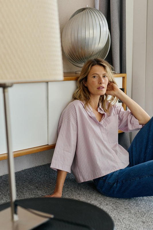 BOXY STRIPED SHIRT