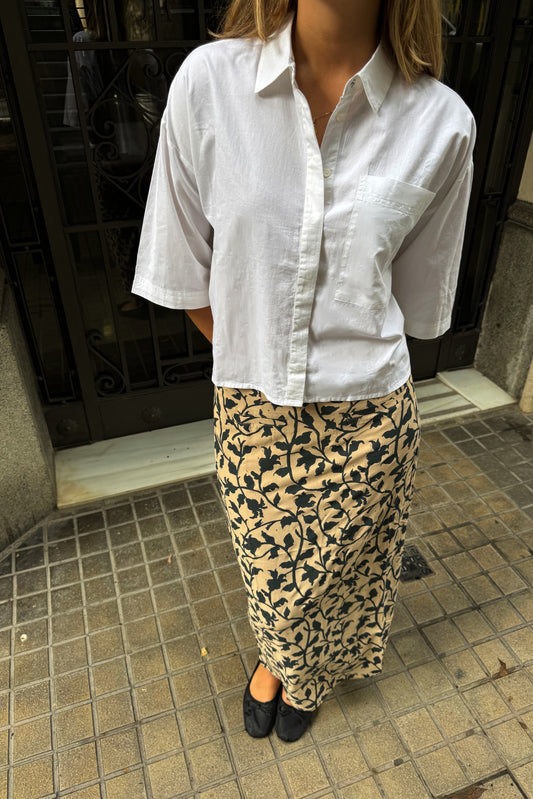 BOXY POPLIN SHIRT