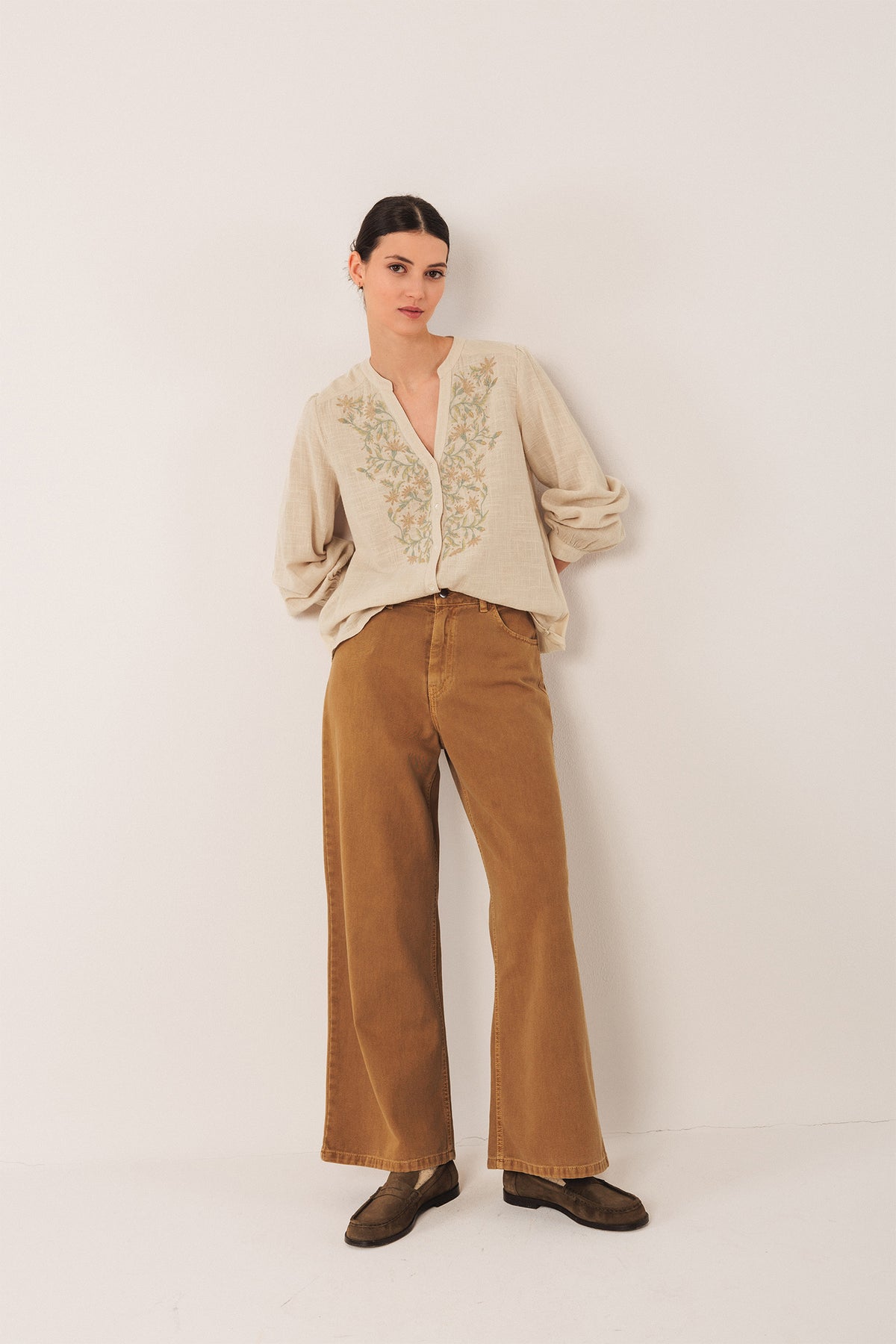 COMBINED EMBROIDERED SHIRT