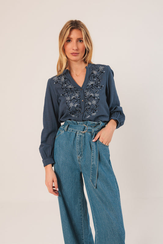COMBINED EMBROIDERED SHIRT