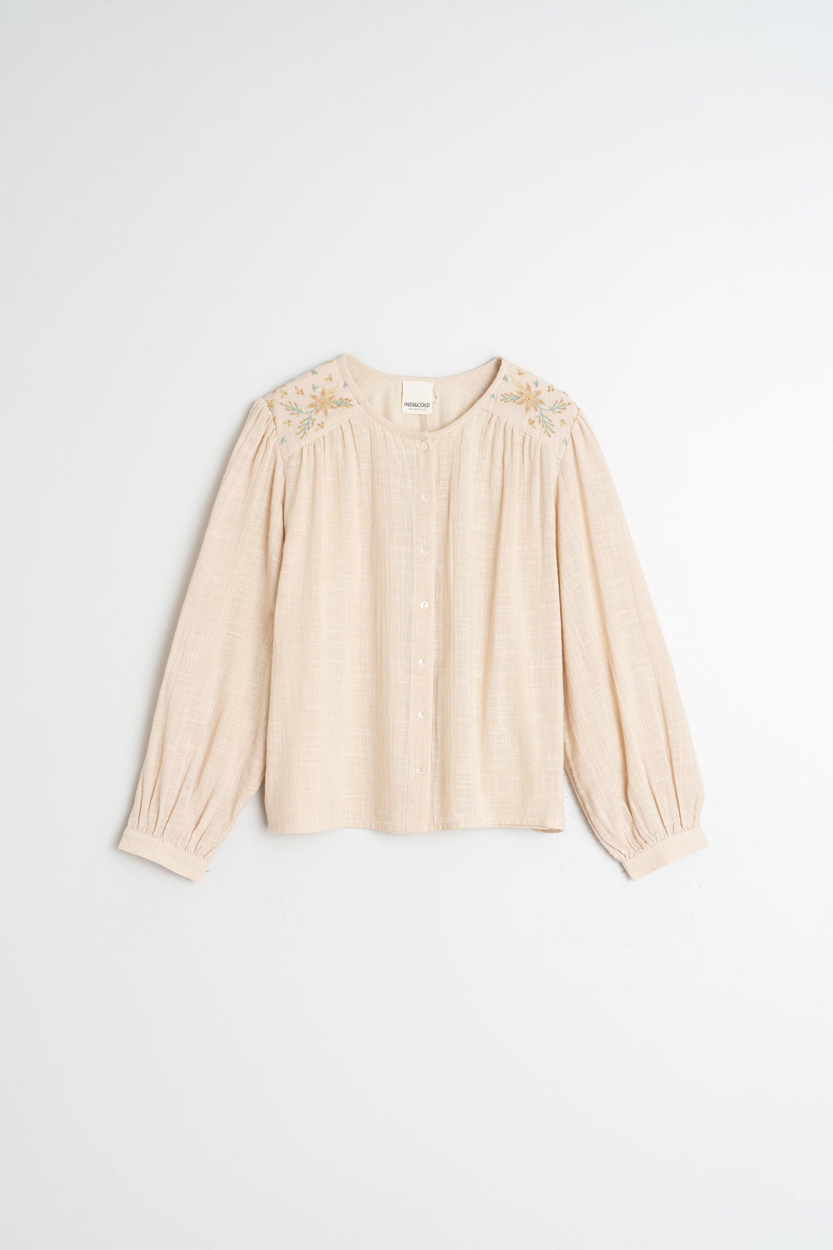 EMBROIDERED BOXY SHIRT