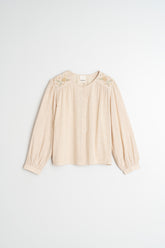 EMBROIDERED BOXY SHIRT