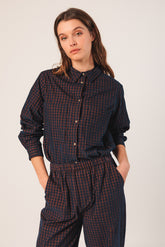 [CL] VICHY MICRO-CORDUROY OVERSHIRT