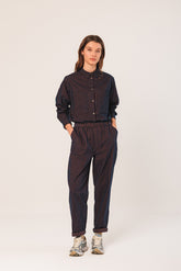 [CL] VICHY ELASTIC MICRO-CORDUROY PANT