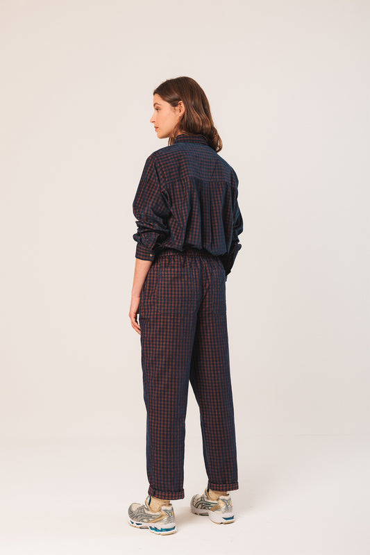 [CL] VICHY ELASTIC MICRO-CORDUROY PANT 4