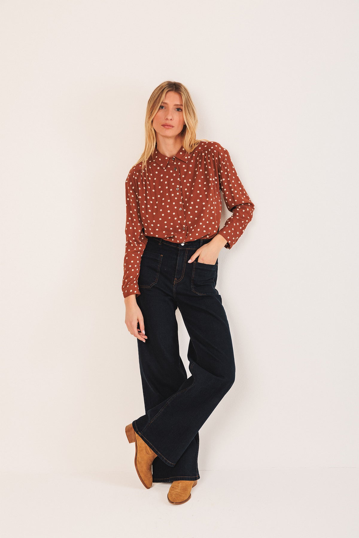BEA POLKA DOT SHIRT