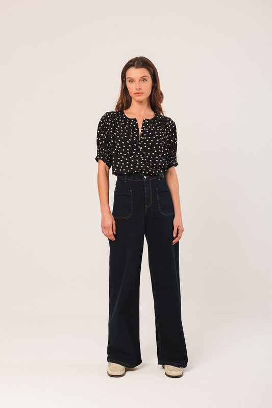 [CL] LANTERN-SLEEVE BLOUSE 6
