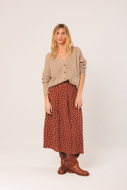 EVASÉ MIDI SKIRT