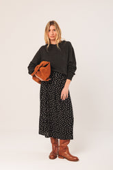 EVASÉ MIDI SKIRT
