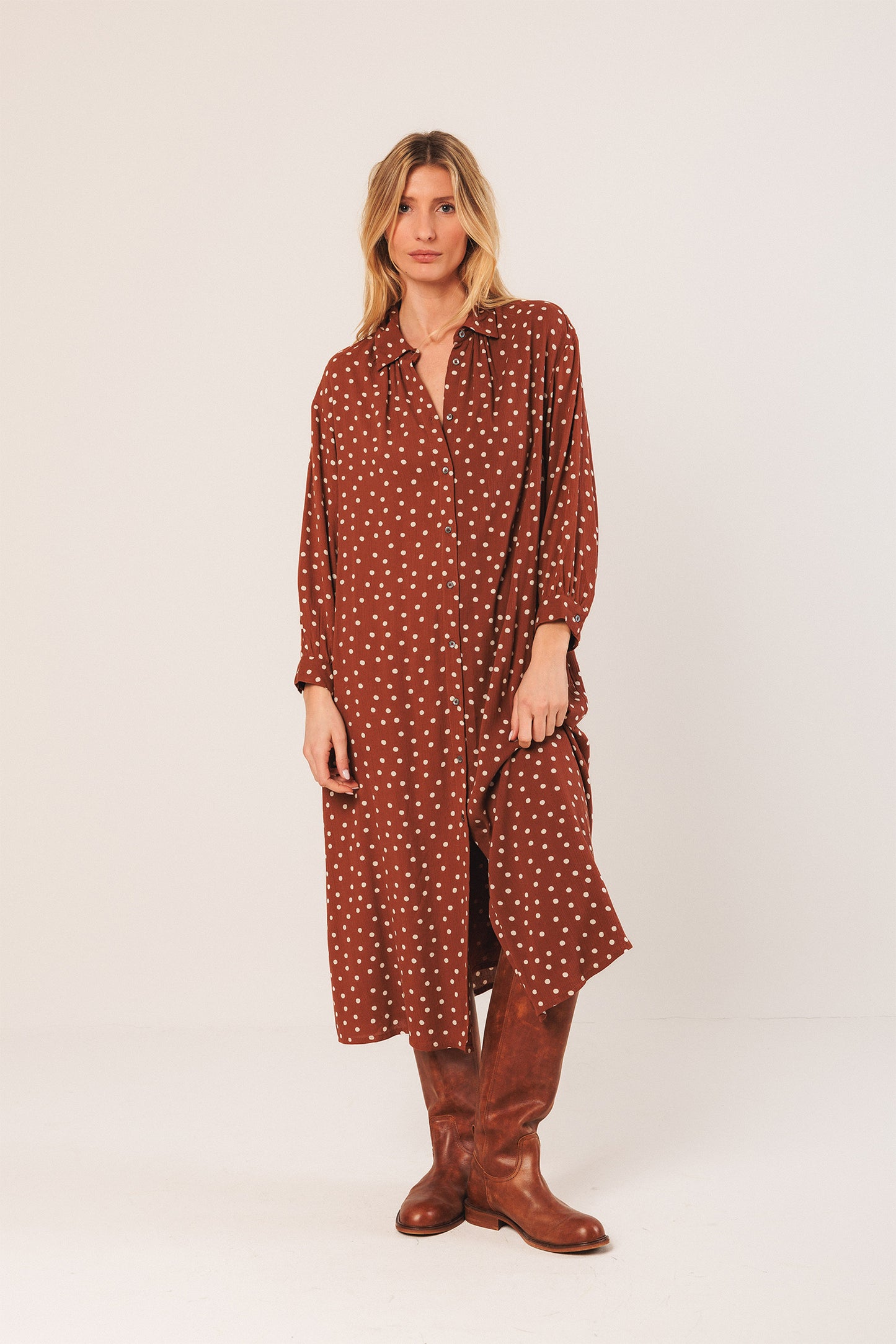 OVERSIZE SHIRT DRESS