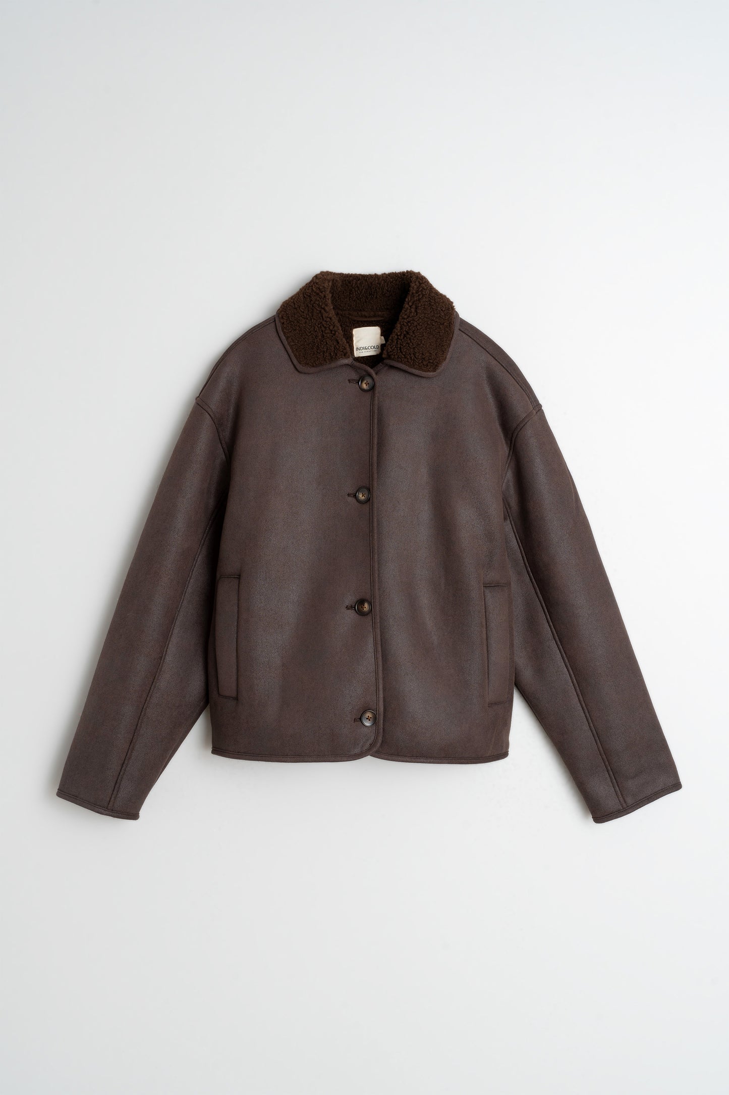 BOXY SUEDE COAT