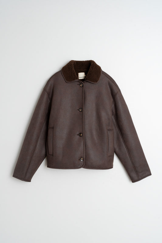 BOXY SUEDE COAT 6