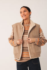REVERSIBLE TEDDY VEST