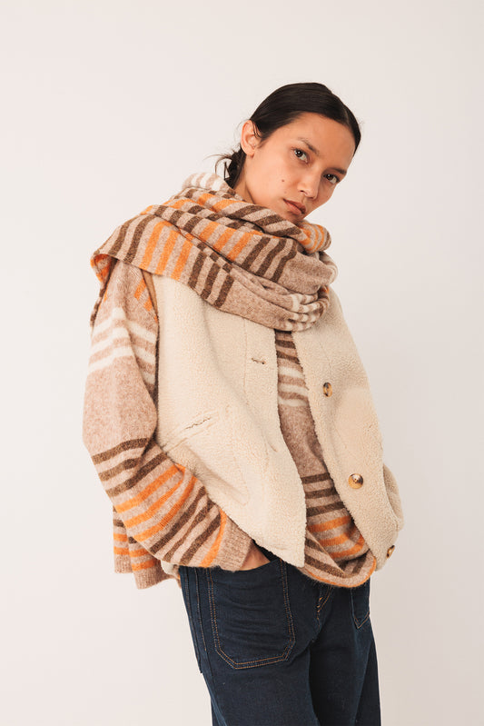 REVERSIBLE TEDDY VEST