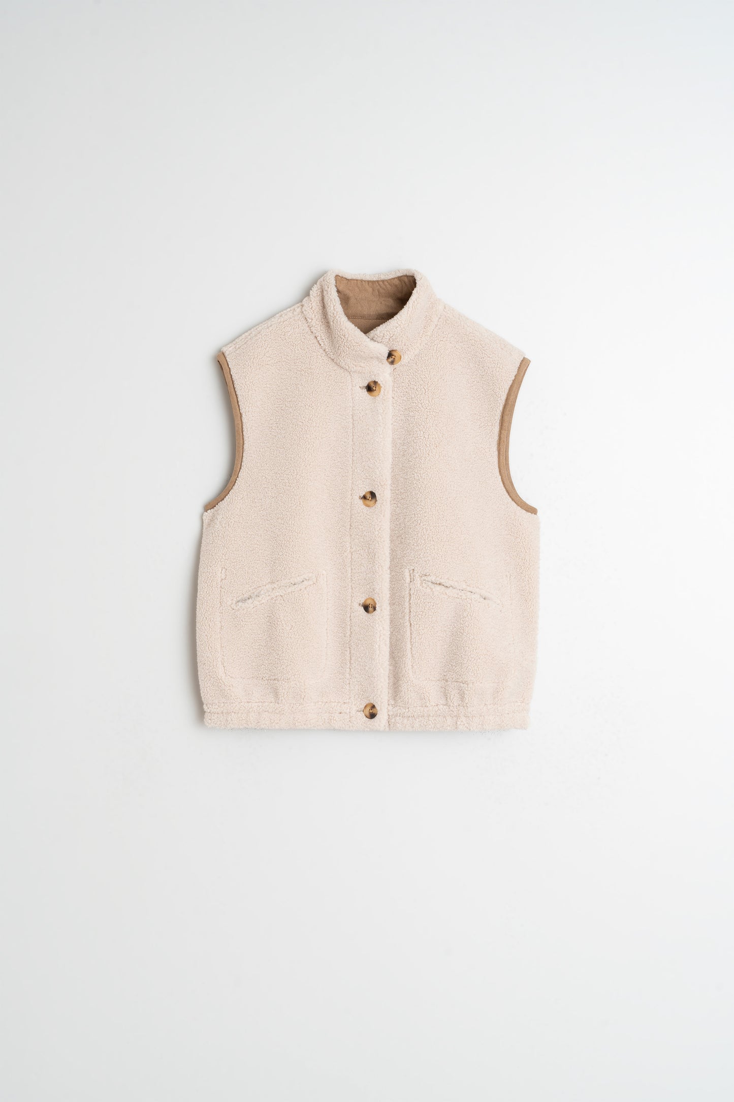REVERSIBLE TEDDY VEST