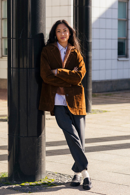 RE LEATHER BLAZER 3