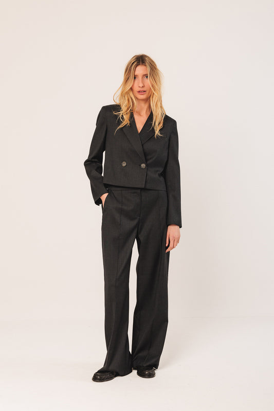 LAPEL CROP BLAZER
