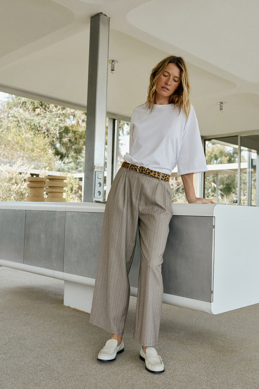 TAILORED PLEATED PANTS