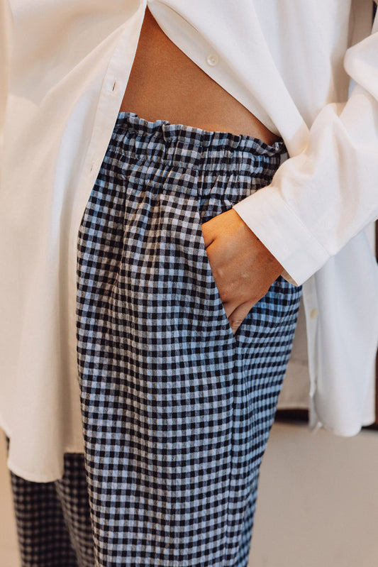 MINI CHECK PANTS