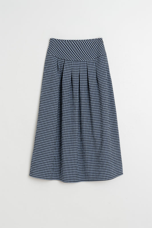 MINI CHECK SKIRT