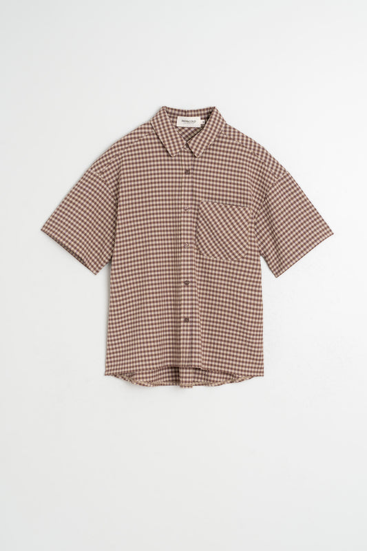 [CL] MINI CHECK SHIRT 6