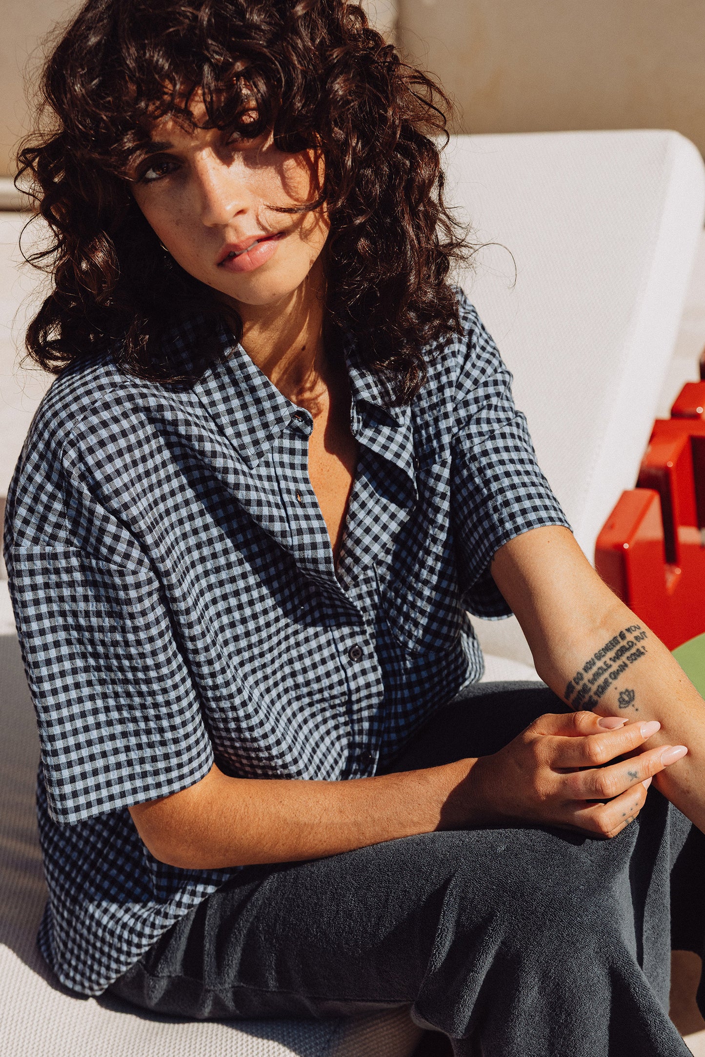 [CL] MINI CHECK SHIRT