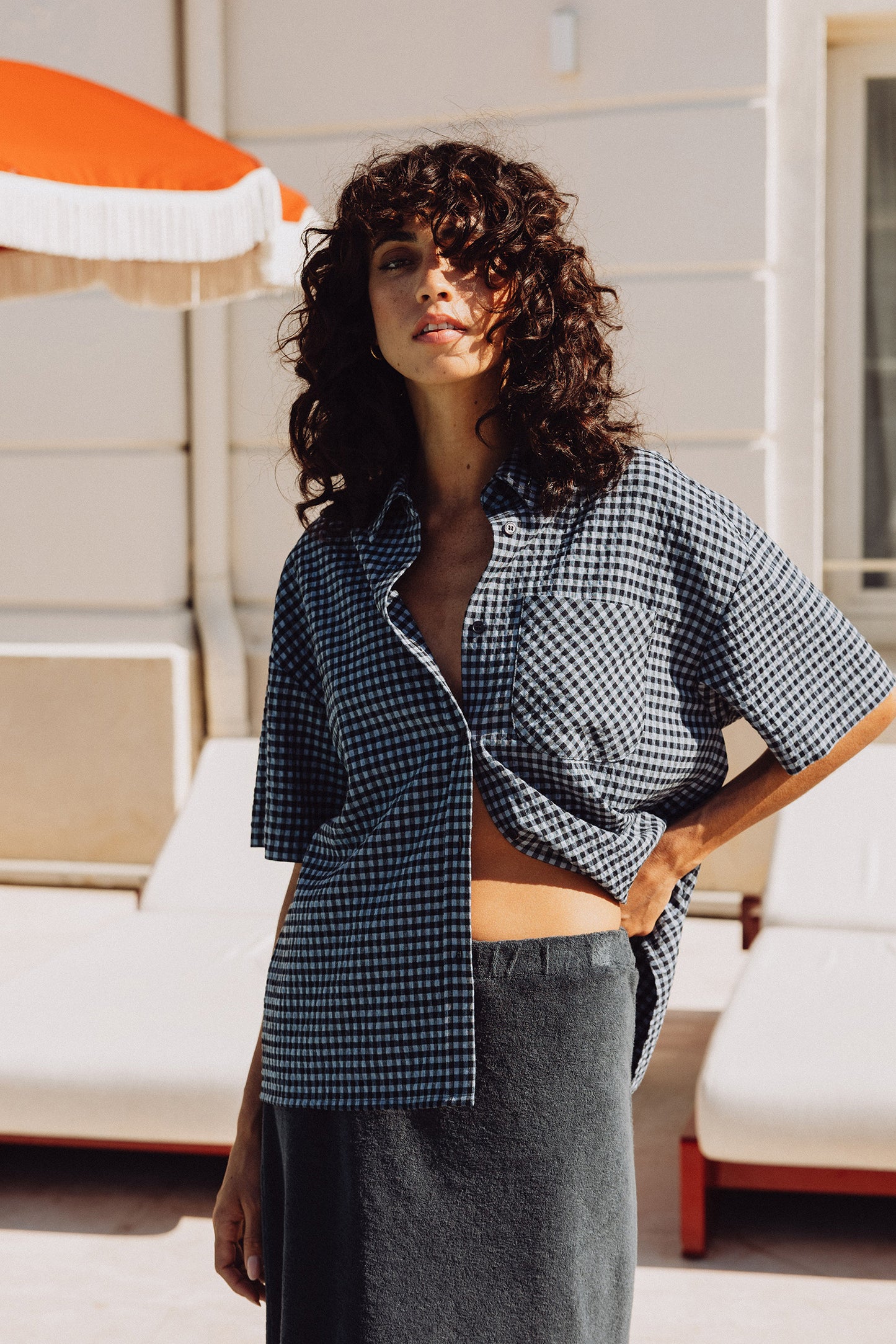 [CL] MINI CHECK SHIRT