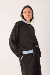 [CL] ADJUSTABLE-WAIST SWEATSHIRT