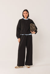 ADJUSTABLE-WAIST SWEATSHIRT