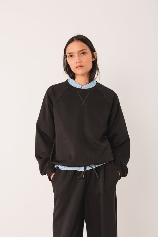 [CL] ADJUSTABLE-WAIST SWEATSHIRT 6