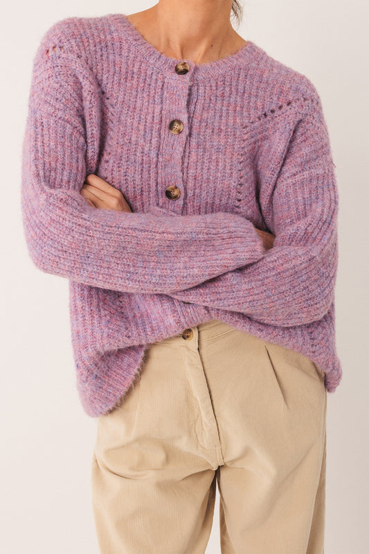 JACKET WITH LOOSE-KNIT DETAILS 3