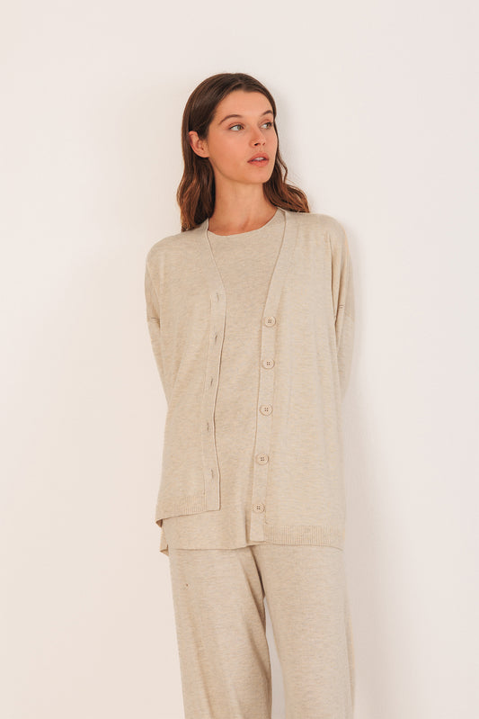 SEAWOOL V-NECK JACKET