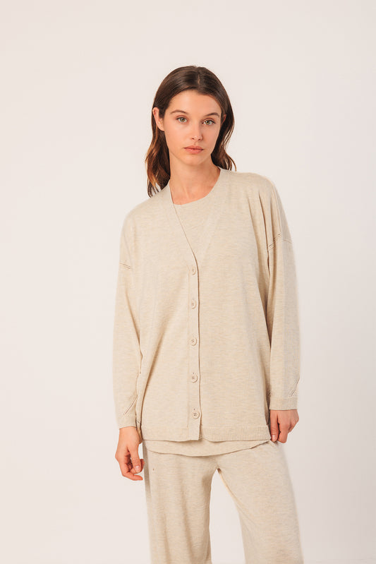 SEAWOOL V-NECK JACKET