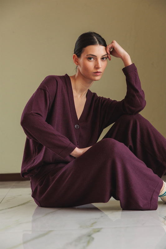 SEAWOOL V-NECK JACKET